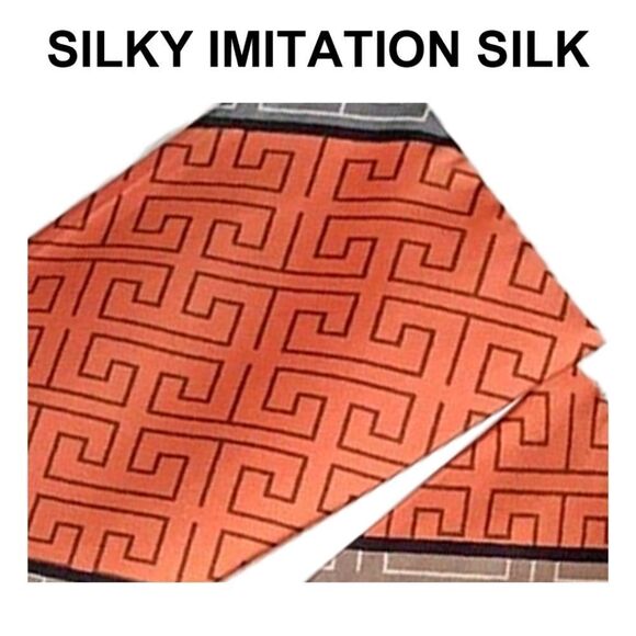 Narrow Silky Scarf Streamer Hair Ornament Tied Small Scarf - Picture 5 of 7